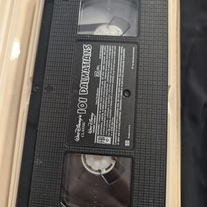 Disney 101 Dalmatians VHS Cover – Blue, Red, White